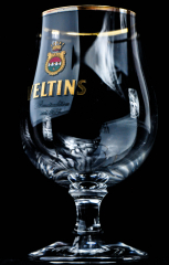 Veltins Bier Schwenker, Glas, Gläser, Bierglas, Biergläser Kugel Goldrand 0,3l