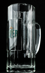 Jever Bier Glas / Gläser, Bierkrug, Krug, Wallenstein Jever, Seidel 0,4l