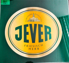 Jever Bier, XXL Aufkleber Jever grün/gold, Sticker, Bremen