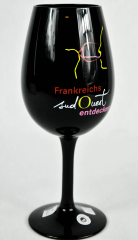 Sud Ouest, Weinglas, schwarz satiniert Frankreichs Sud Oust entdecken