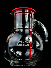 Beckers best juice carafe, water carafe with ice tube and stirrer