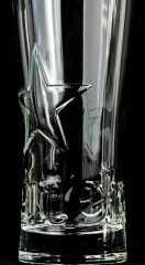 Heineken Bier Brauerei, Glas / Gläser Bierglas Ellipse Image 0,5l Relief Stern