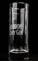 Gordons Gin, Glas / Gläser, Longdrinkglas in weiß satinierter Schriftabsetzung