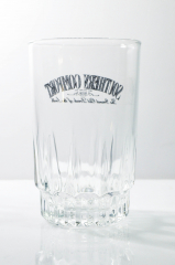 Southern Comfort Whisky, Longdrinkglas im Relief Mississippi schwarzes Logo