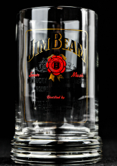 Jim Beam Glas / Gläser, Tumbler, Street Whisky Seltene Ausführung