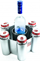 Effect Energy, Eiswürfelbehälter, Eisbucket UFO für 6 Dosen und 1 Flasche