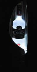 Russian Standard, LED Edelstahl Flaschenleuchte, Leuchtreklame