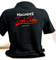 Magners Cider, Polo Shirt Logo neu schwarze Ausführung, Gr. S