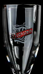 Duckstein Sommelier Glas / Gläser, Bierglas 0,3l mit Silberrand