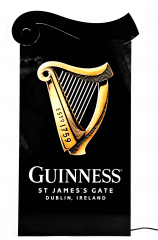 Guinness, beer, LED neon sign, neon advertising piano lacquer St. Jamess Gate