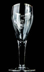 Duckstein Pokal, Glas / Gläser, Harzer aus Buchenholz 0,3l