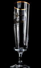 Bitburger Bier, Exclusive Tulpen Glas, Bierglas 0,25l, Goldrand