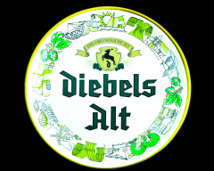 Diebels Alt Bier, rarity, wall plate, decorative plate, wall decoration from the 1980s
