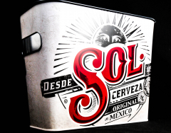 Sol Bier, Eiswürfeleimer, Eiswürfelbehälter, Flaschenkühler, beschichtet SOL