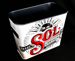Sol Bier, Eiswürfeleimer, Eiswürfelbehälter, Flaschenkühler, beschichtet SOL