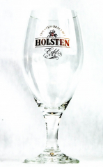 Holsten Pilsener, Glas / Gläser Pokalglas 0,4l Goldschrift Edel Pils Ritzenhoff