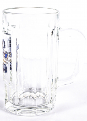 Paulaner Weissbier, Glas / Gläser Staufeneck Seidel, Bierkrug 0,4l Altes Logo 1634