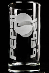 Pepsi, Cola, Cola Glas im weissen, satinierten Design 0,2l