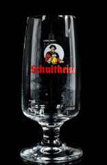 Schultheiss Lager, Bier, Bierglas, Tulpenglas Colani Design 0,3l, sehr alt