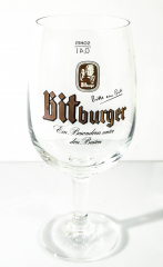 Bitburger Bier Glas Gaston Pokal 0,4l Rastal Stielglas Gläser Eiche Gastro
