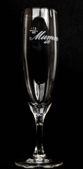 Mumm Sekt, Champagner Flöten Glas / Gläser, Sektglas, Kleine Ausführung 0,1l