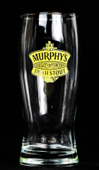 Murphys Beer, Glas / Gläser Bierglas, half Pint, Pintglas 0,25l, Irish Stout