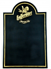 Hasseröder Bier, 3D Kreidetafel Schreibtafel Chalckboard schwarz gold Aufsteller