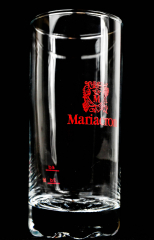 Mariacron Weinbrand Glas / Gläser, Longdrinkglas mit rotem Wappen 2cl/4cl