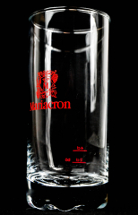 Mariacron Weinbrand Glas / Gläser, Longdrinkglas mit rotem Wappen 2cl/4cl