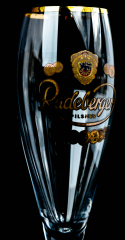 Radeberger Pilsener, Bierglas, Pokalglas 0,2l, mit Goldrand
