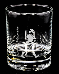 Johnnie Walker Glas / Gläser, Whiskyglas, Tumbler, rund, rosted Striding Man graviert