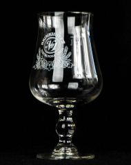 Brinkhoffs beer, beer glass, glass / glasses Goblet glass with white satin logo 0.4 l