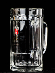 Becks Bier, Gläser, Staufeneck Seidel 0,4l, Silberne Schrift