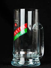 Astra Pilsener, Bierkrug, Glaskrug 0,4l, sehr alte Ausführung