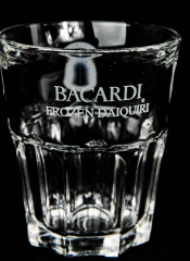 Bacardi Rum, Cocktail Glas / Gläser Tumbler Frozen Daiquiri Reliefstreuung