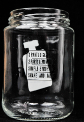 Disaronno Amaretto, Likörglas, Sour Mason Jar Glas, ohne Deckel