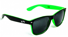 Kleiner Feigling, Sonnenbrille UV 400 Kat.3, Partybrille, grüne Ausführung 2018