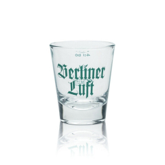 Berliner Luft Pfefferminzlikör, Glas / Gläser XXL Shotglas Stamper, 2cl 4cl