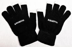 Disaronno Amaretto, 1 Paar Damen Smartphone Woll Handschuhe, Handyhandschuhe, schwarz