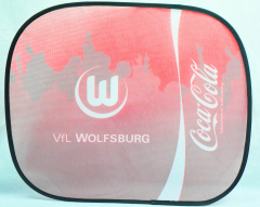 Coca Cola, Auto Sonnenschutz, Sonnenblende, Seitenfenster Vfl Wolfsburg