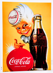 Coca Cola, Original Vertikal Poster, Plakat Coca Cola Boy 1994