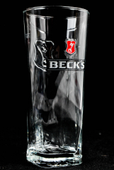 Becks Bier, Glas / Gläser Henry Becher, Bierglas im Relief 0,25l