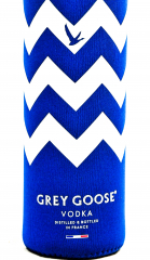 Grey Goose Vodka, neoprene bottle cooler, neoprene cooler for 0.7 liter bottle