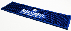 Parliament Vodka, XL Barmatte, Tresenmatte, Abtropfmatte blau / weiß