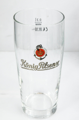 König Pilsener, Glas / Gläser Bierglas, Williglas, Stangenglas, Cup Glas 0,3l