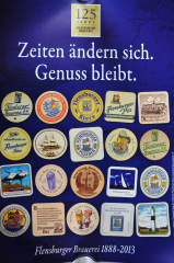 Flensburger Pilsener 125 Jahre Poster, Plakat Zeiten ändern sich I