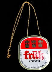 Früh Kölsch, Metall, Zapfschild, Zapfhahnschild Kronen