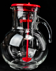 Granini juice carafe, water carafe with ice tube and stirrer