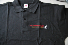 The Famous Grouse Polo-Shirt schwarz in M mit Logo OVP