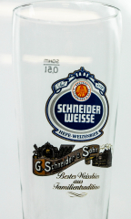 Schneider Weisse Bier, Exclusiv Bierglas 0,5l Familientradition
